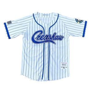 HEADGEAR CLASSICS CRENSHAW PINSTRIPES BASEBALL JERSEY-WHITE